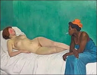 Faisant référence à ''L'Olympia'' de Manet, ainsi qu'à ''L'Odalisque à l'esclave'' d'Ingres, ''La Blanche et la Noire'' est une huile sur toile peinte en 1913. Quel nabi a réalisé ce tableau représentant l'amour saphique de deux femmes tout en évitant d'incorporer dans son tableau une scène sexuelle ?