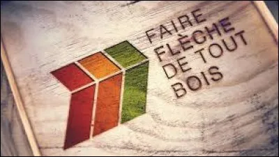 Que signifie l'expression : "Faire flèche de tout bois" ?