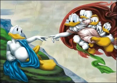 On peut voir la famille Picsou !