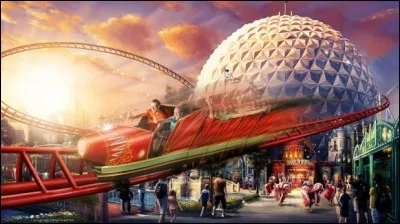 D'où vient la musique entendue lors de la montée d'Eurosat Cancan Coaster ?
