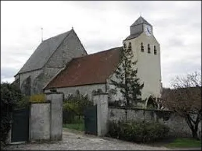 Voici l'église Saint-Crépin-et-Saint-Crépinien de Verdelot. Village Seine-et-Marnais, il se situe en région ...