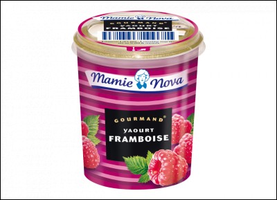 Le yaourt Mamie Nova framboise est un produit ...