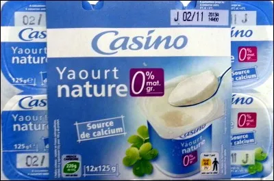Un yaourt 0% est un produit ...