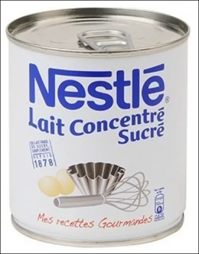 Le lait concentré est un produit ...