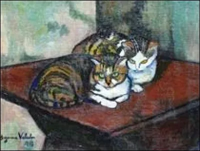 Qui a peint "Deux chats" ?