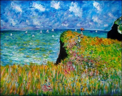 Qui est l'auteur de "La falaise à Pourville" ?