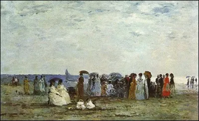 Il a peint "Baigneurs sur la plage de Trouville". C'est :