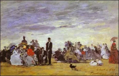 À qui doit-on "La Plage à Trouville" ?
