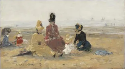 Il y a peut-être un piège. Qui a peint "Sur la plage, Trouville" ?