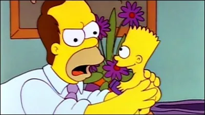 Quelle est la première bêtise que fait Bart après sa naissance ?