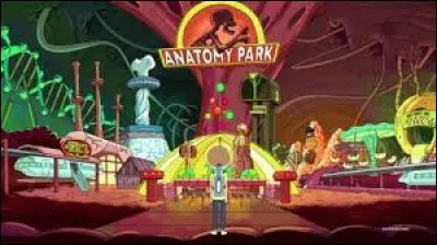 Où a été construit le parc d'attraction "Anatomy Park" ?