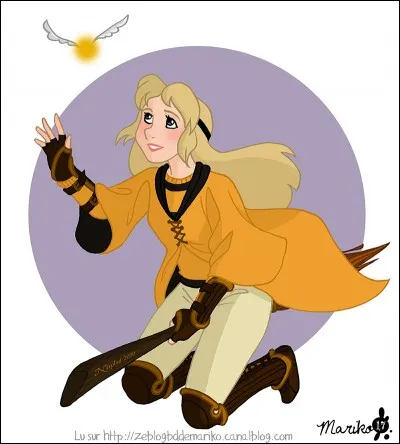 Eilonwy va attraper le vif d'or, dans quelle équipe est-elle ?