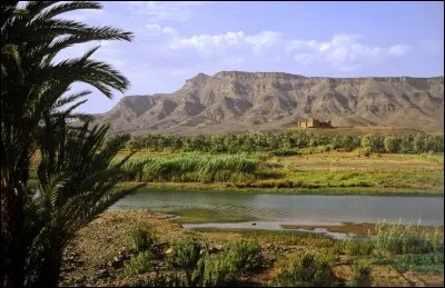 Formé par la réunion des rivières Dadès et Imini dans les montagnes du Haut Atlas, c'est le plus long fleuve du Maroc avec 1 100 kilomètres. Il est cependant souvent à sec dans sa basse vallée, la plus aride. De quel cours d'eau s'agit-il ?