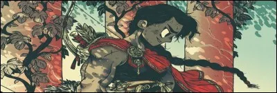 Ce personnage à l'il féroce se trouve dans un jeu vidéo que l'on pourrait alors illustrer de ce dessin fait de traits énergiques. Lequel ?