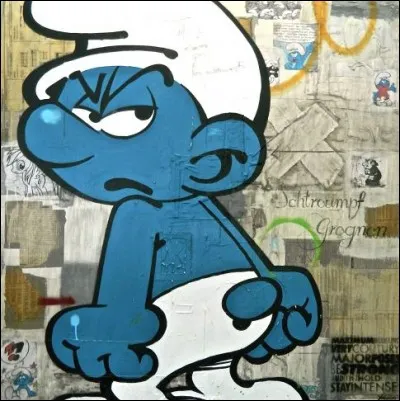 Qui a créé "Schtroumpf grognon" ?