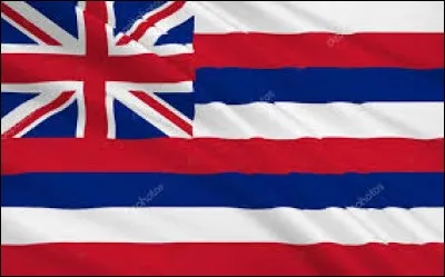 Le drapeau de l'état d'Hawaï arbore l'Union Jack britannique.