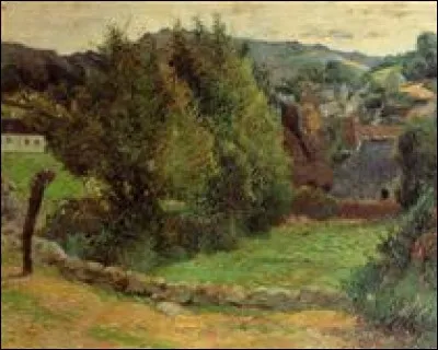 Qui a peint "Paysage à Pont-Aven" ?