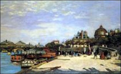 Qui a peint "Le pont des arts et de l'institut de France" ?
