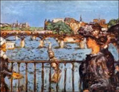 Qui a peint "Le pont des arts" ?
