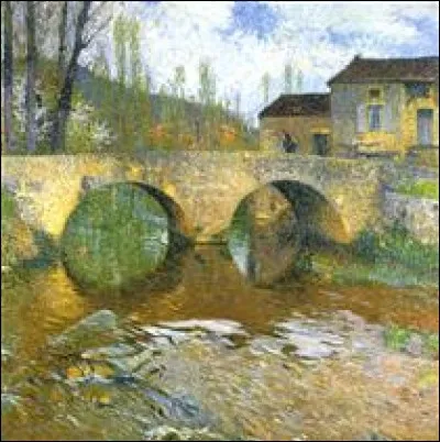Qui a peint "Le pont vert" ?