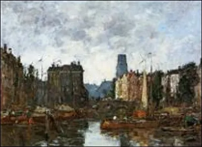 Qui a peint "Rotterdam, le pont de la Bourse" ?