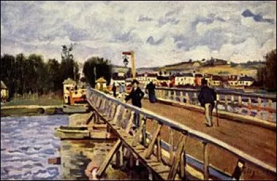 Qui a peint "Passerelle d'Argenteuil " ?