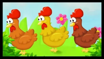 Trois poules vont aux champs. Où marche la première ?