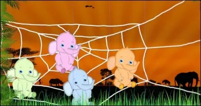 Que faisaient quatre éléphants sur une toile d'araignée ?