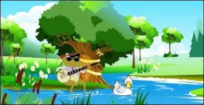 Près d'un ruisseau, un petit crapaud jouait du banjo. Que faisaient tous les animaux ?