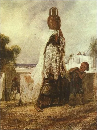 Qui a peint cette "Femme de Smyrne revenant de la Fontaine" ?