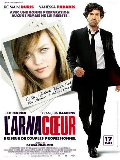 En quelle année est sorti le film "L'arnacur" réalisé par Pascal Chaumeil ?