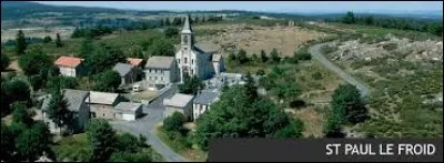 Nous partons en Lozère, à Saint-Paul-le-Froid. Nous sommes dans l'ancienne région ...