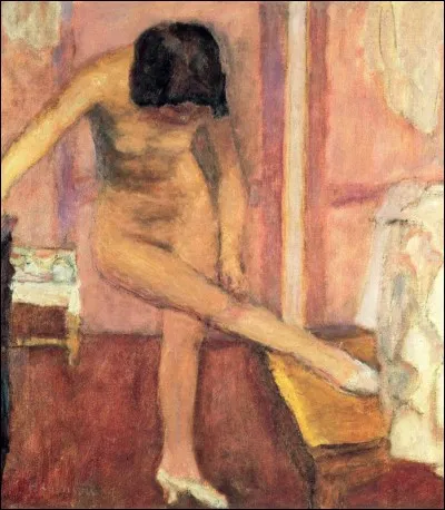 Qui a peint "Femme nue se baissant" ?