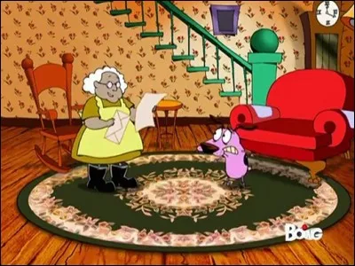 Je suis un chien. J'ai été recueilli par Murielle, et son mari est méchant avec moi. Je suis dans :