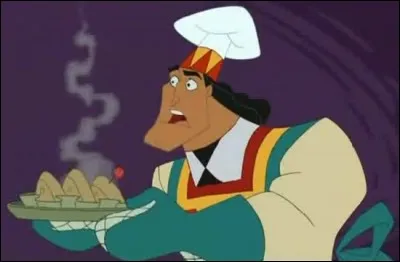 De quoi sont fourr&eacute;es les goug&egrave;res que pr&eacute;pare Kronk pour le d&icirc;ner ?