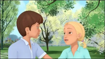 Cette jeune fille est à l'école du frère de Martine ainsi qu'une bonne amie. Comment s'appelle-t-elle ?