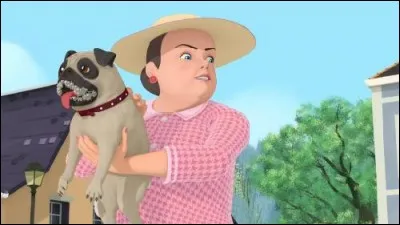 Cette dame est une habitante du village et une cliente très régulière du vétérinaire, la plupart du temps car son chien avale diverses choses. Qui est- elle ?