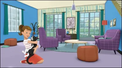 Elle a également un chat qui est...