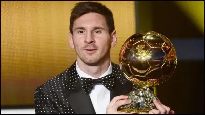 En quelle année, Lionel Messi a-t-il remporté son 1er ballon d'or ?