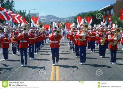 ''Je n'connais rien d'plus beau qu'-----------------------
Au moins ça, c'est viril, c'est bon pour nos p'tits gars !
Quand sonnent les tambours, tout l'monde est solidaire,
Le rythme vous entraîne, on y va d'un seul pas ! ''

Quel est le sujet de ce poème ?