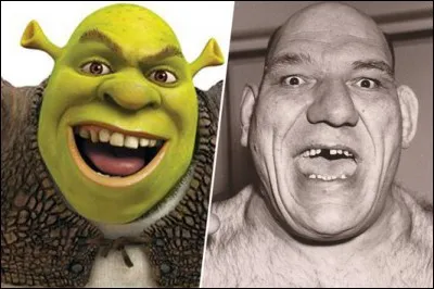 Le personnage de Shrek est directement inspiré de Maurice Tillet, le catcheur professionnel et rugbyman français figurant sur l'illustration.
Mais qui fait la voix française de Shrek dans les films éponymes ?