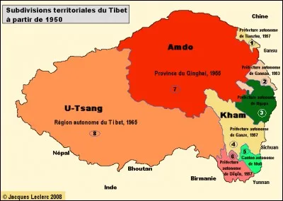 Quels sont les micro-États, petits États et autres parlant une langue tibéto-birmane ?