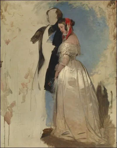 Quel couple célèbre et très amoureux a peint ici le peintre Sir Edwin Landseer ?