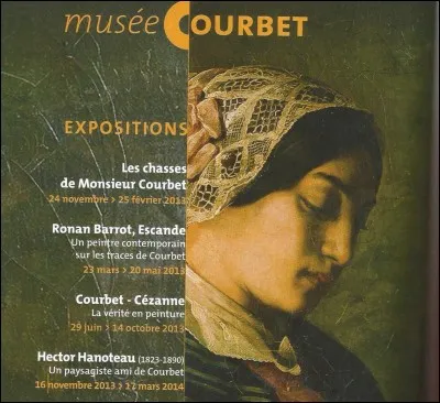 Dans quelle ville de France, peut-on visiter le musée "Courbet" ?