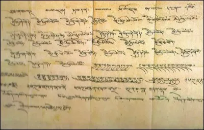 Quelle est la langue de ce manuscrit ?