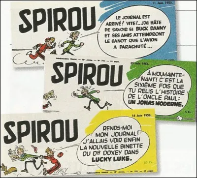 Qui, depuis 1947, est le nouveau père de "Spirou" ?