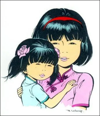 Yoko a craqu pour cette espigle petite fleur.