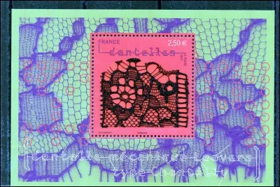 Quel est le support de ce joli timbre ?