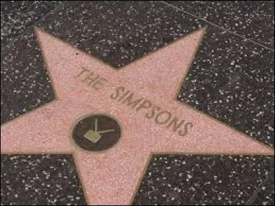 En quelle année les Simpson ont-ils eu leur nom inscrit dans le Walk of Fame ?