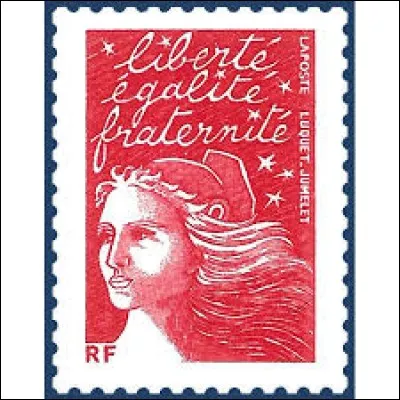 Qui se trouve sur le timbre français ?